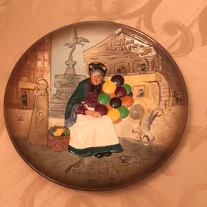 Old Balloon Seller Decorative Plate by Royal Doulton